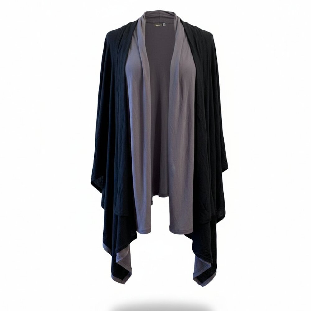 MEXX Medium vest - Waterfall Cardigan black and gray - Medium